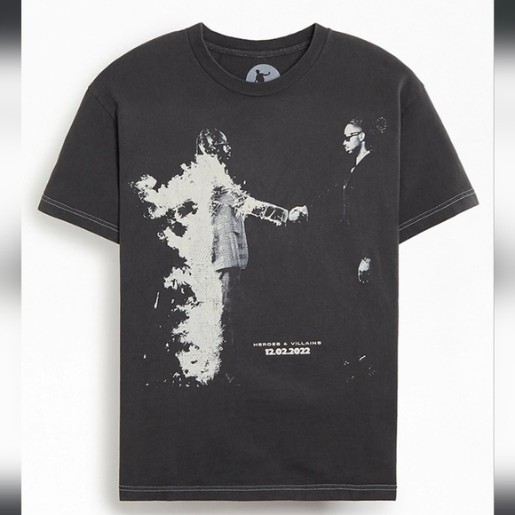 PacSun Other - Pacsun Metro Boomin "Heroes & Villains" Graphic Tee In Gray Black NWT Large